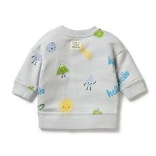 Load image into Gallery viewer, wilson + frenchy Bluebell Organic Terry Sweat &amp; Pant Set