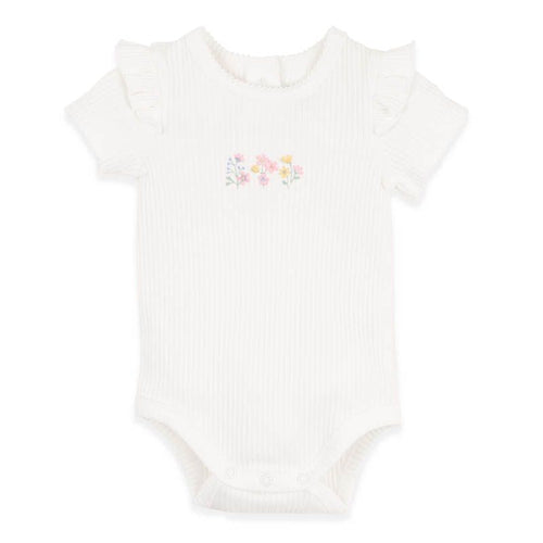 Bébé Bonnie Organic Embroidered Bodysuit