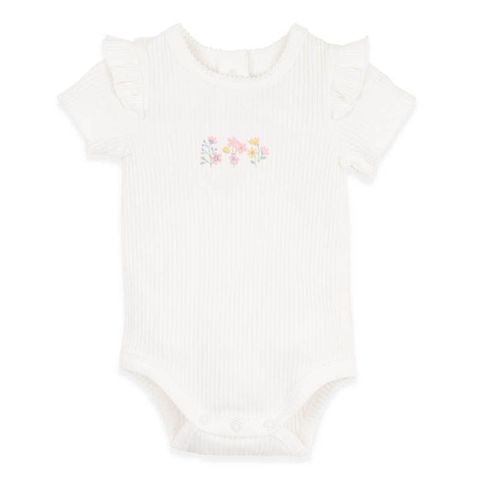 Bébé Bonnie Organic Embroidered Bodysuit