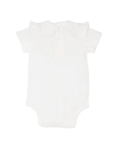 Bébé Bonnie Organic Embroidered Bodysuit