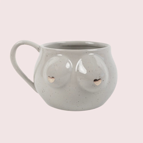 Made To Milk Boob Mug - Grey
