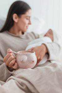 Made To Milk Boob Mug - Cream Beige ** NEW **