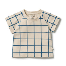 Load image into Gallery viewer, wilson + frenchy Organic Tee | Blue Check