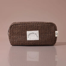 Load image into Gallery viewer, Avocado Zinc Brown Straw Pouch