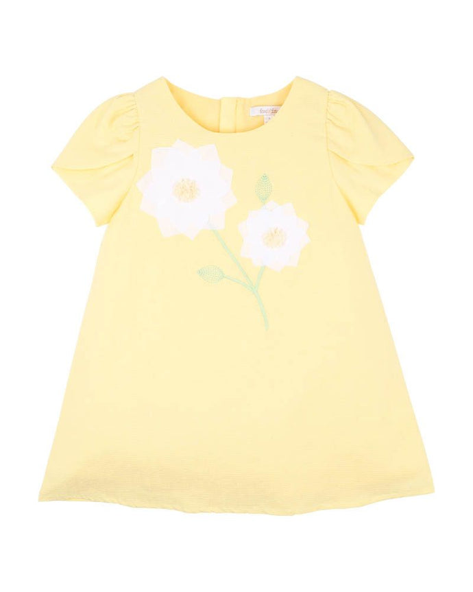 fox & finch Candy Blossom Flower Applique Dress