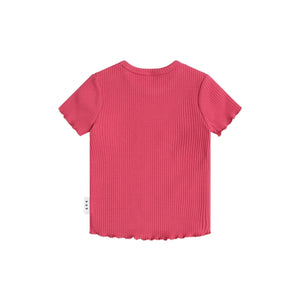 HUXBABY Cherry Rib Tee