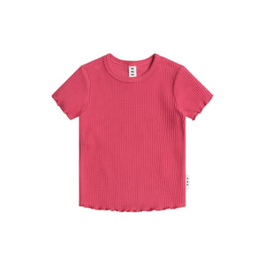 HUXBABY Cherry Rib Tee