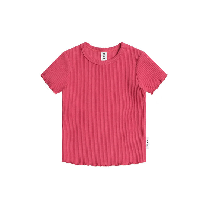 HUXBABY Cherry Rib Tee
