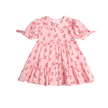 Load image into Gallery viewer, HUXBABY Cherry Pie Tiered Smock Dress