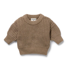 Load image into Gallery viewer, wilson + frenchy Organic Knitted Jumper | Chestnut