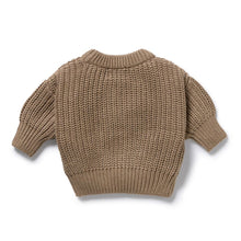 Load image into Gallery viewer, wilson + frenchy Organic Knitted Jumper | Chestnut