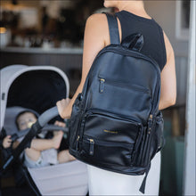 Load image into Gallery viewer, Pretty Brave CHLOE BACKPACK - Black Pebble