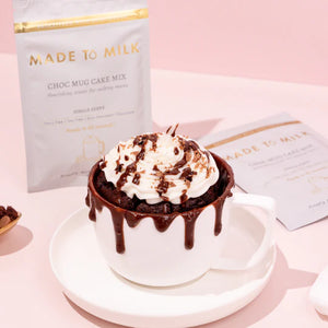 Made To Milk Chocolate Mug Cake - Single Serve - Dairy Free | Soy Free