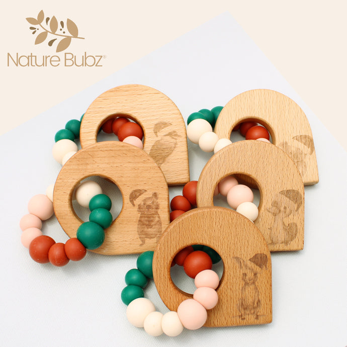 Nature Bubz LITTLE AUSSIE CHRISTMAS Teether