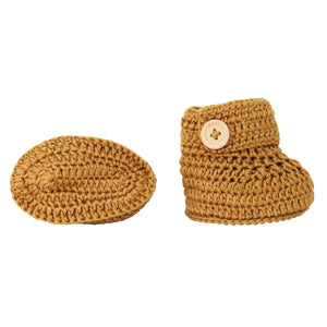 ob Designs Crochet Bonnet & Bootie Set | Handmade - assorted colours