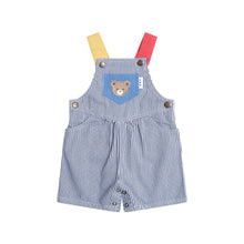 Load image into Gallery viewer, HUXBABY Classic Stripe Short Overalls