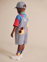Load image into Gallery viewer, HUXBABY Classic Stripe Short Overalls