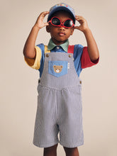 Load image into Gallery viewer, HUXBABY Classic Stripe Short Overalls