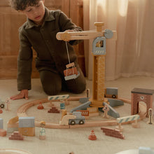 Load image into Gallery viewer, Little Dutch | Crane Set Train Track
