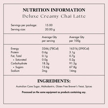 Load image into Gallery viewer, Made To Milk - Creamy Chai Latte - Gluten Free | Dairy Free | Soy Free
