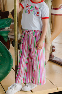 Milky Crinkle Stripe Pant