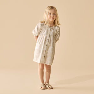 wilson + frenchy Organic Button Dress | Daisy Bloom