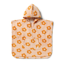 Load image into Gallery viewer, wilson + frenchy Organic Hooded Poncho | Daisy Glow