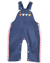 Load image into Gallery viewer, kapow! KIDS Denim Love Overalls