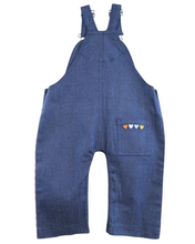 Load image into Gallery viewer, kapow! KIDS Denim Love Overalls