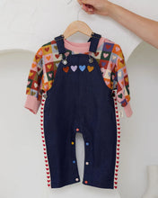 Load image into Gallery viewer, kapow! KIDS Denim Love Overalls