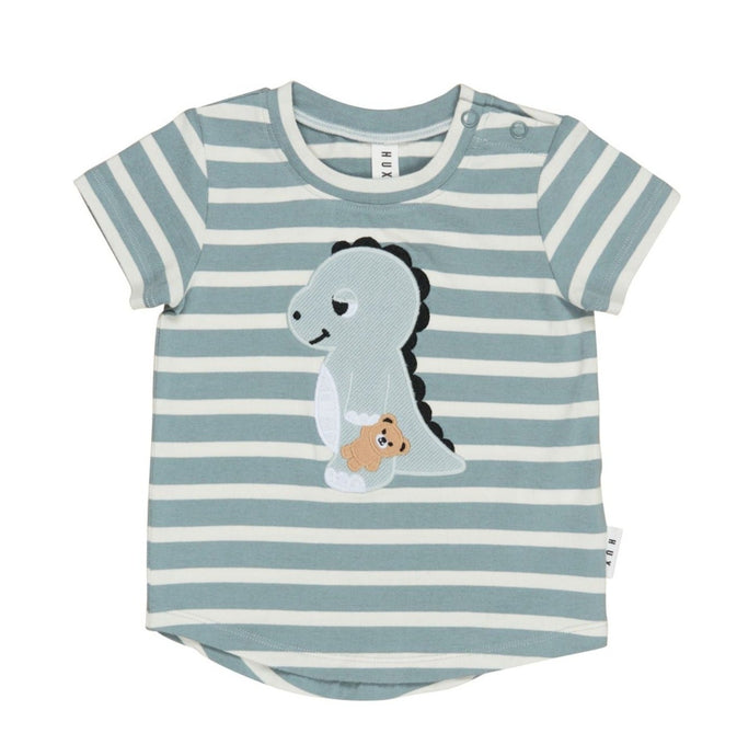 Huxbaby Dino Stripe T-shirt