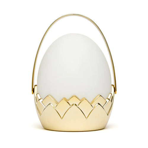 Little Belle - Dragon Egg Carry Lantern | White & Gold