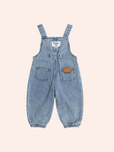 Load image into Gallery viewer, HUXBABY Dreamy Denim Huxbear Overalls