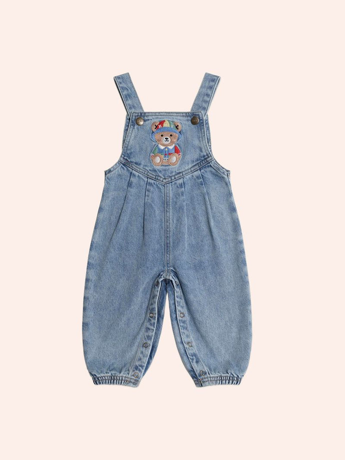 HUXBABY Dreamy Denim Huxbear Overalls