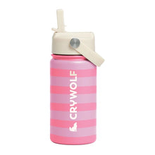Load image into Gallery viewer, CRYWOLF Drink Bottle (400ml) | Flamingo Stripe
