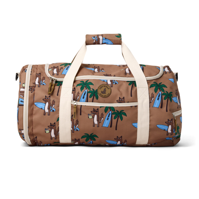 CRYWOLF Packable Duffel - Surf'n Mr Wolf *ON SALE NOW ~ BUY 1 GET 50% OFF 2ND BAG*