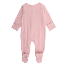 Load image into Gallery viewer, Bébé Dusky Pink Pointelle Onesie