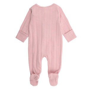 Bébé Dusky Pink Pointelle Onesie