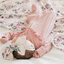 Load image into Gallery viewer, Bébé Dusky Pink Pointelle Onesie