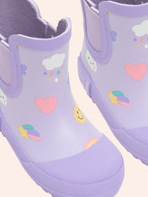 Load image into Gallery viewer, HUXBABY Hux Emoji Rainboot - Orchid