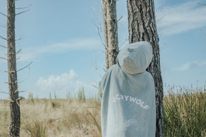 CRYWOLF Everywhere Zip-Up Towel - Ocean Colour Block