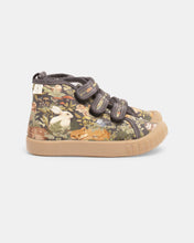 Load image into Gallery viewer, Walnut Melbourne Fleur Harris Billie Canvas High Top - Charcoal
