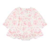 Load image into Gallery viewer, Bébé Fern Birds Organic Overlay Dress