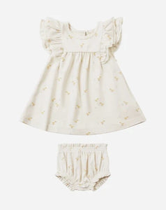 Quincy Mae Fluttter Dress + Bloomers || Ducks