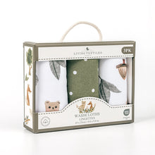 Load image into Gallery viewer, 3 Pack Wash Cloths | Forest Retreat
