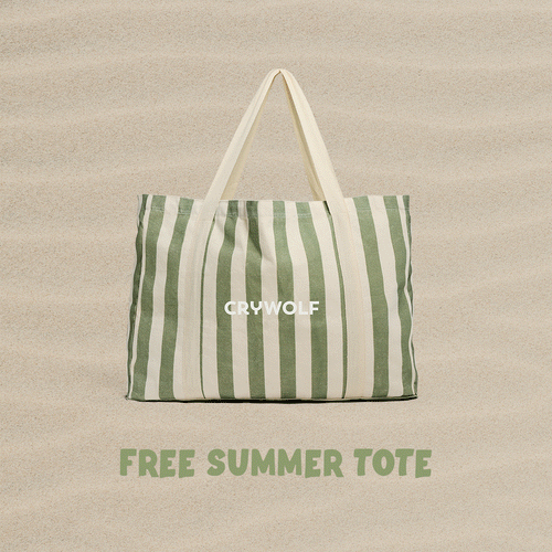 CRYWOLF FREE SUMMER TOTE