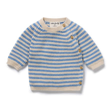 Load image into Gallery viewer, wilson + frenchy Organic Knitted 3PC Set | Frosted Blue