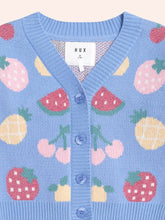 Load image into Gallery viewer, Huxbear Fruit Salad Knit Cardi
