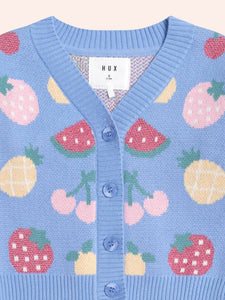 Huxbear Fruit Salad Knit Cardi