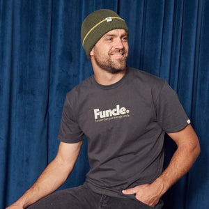 Funcle Organic Cotton Tee | Washed Black